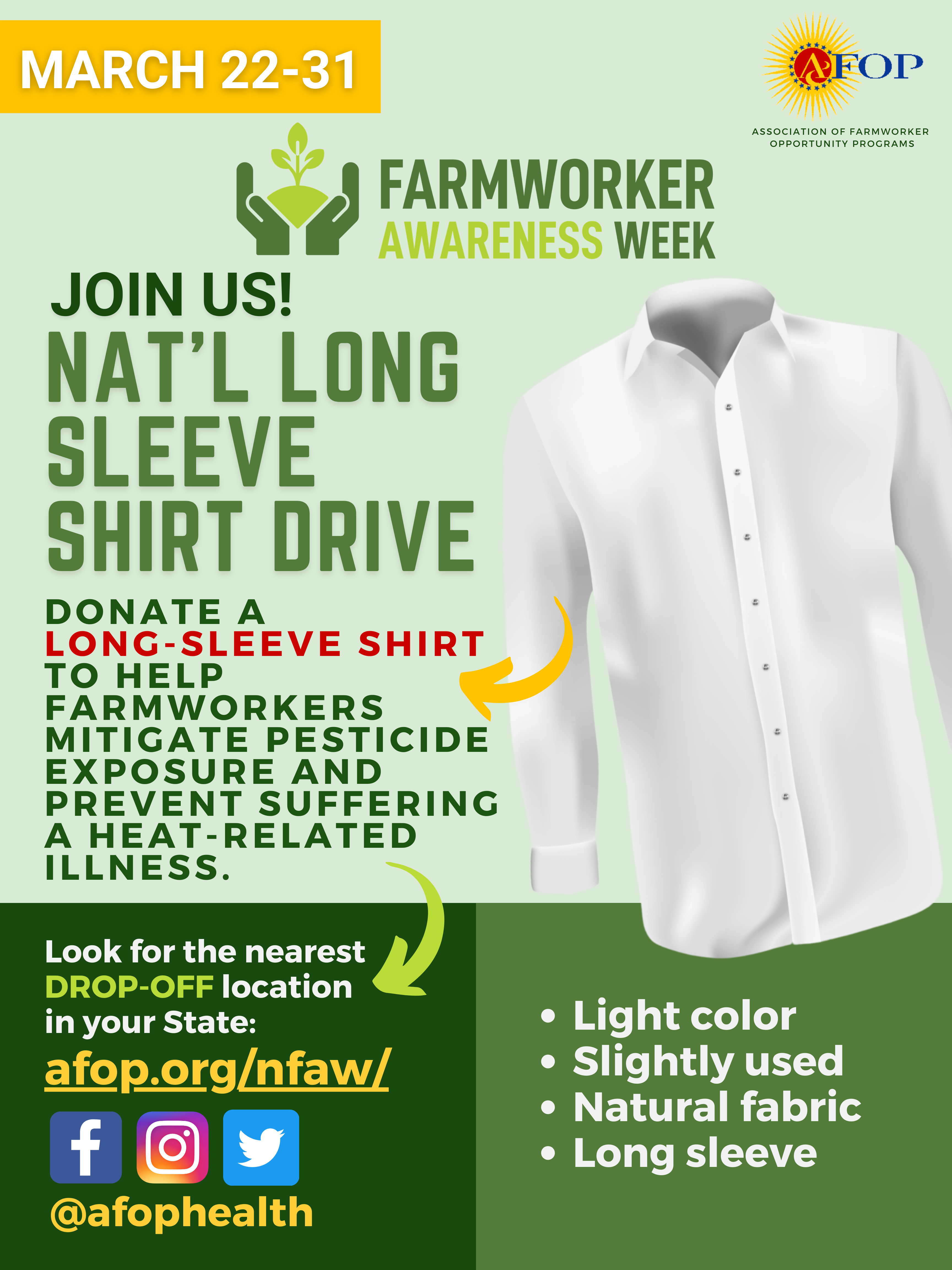 National Farmworker Awareness Week Association of Farmworker